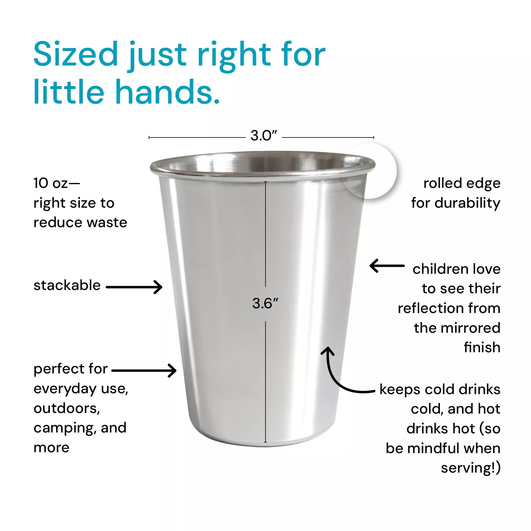 Essentials Cup - 10 oz (Set of 4) - Image 3