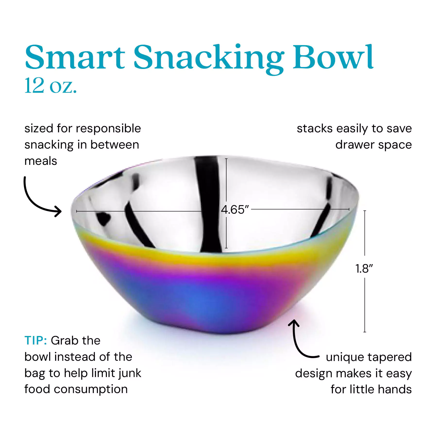 Smart Snacking Bowl - 12 oz - Image 3